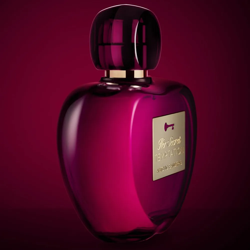 PERFUME BANDERAS HER SECRET TEMPTATION EAU DE TOILETTE 3.4 OZ / 80 ML