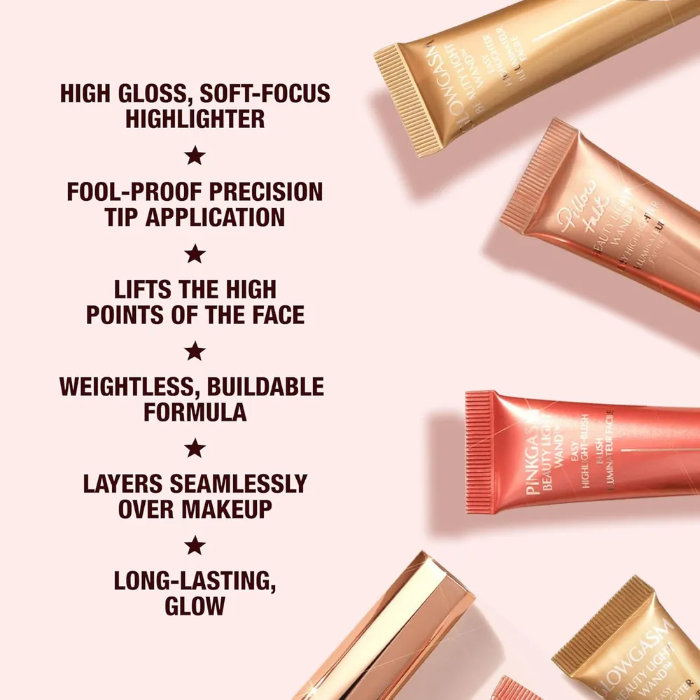 Charlotte Tilbury Light Wand Iluminador líquido | Foco - oro rosa con plata