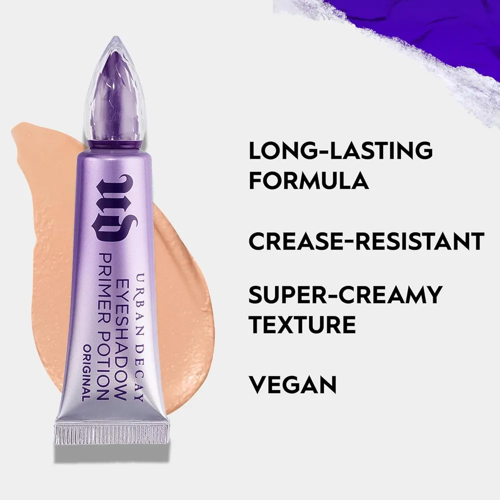 Urban Decay Prebase de Sombras Eyeshadow Primer Potion Resistente al Agua y de Larga Duración | 0.33oz|Nude