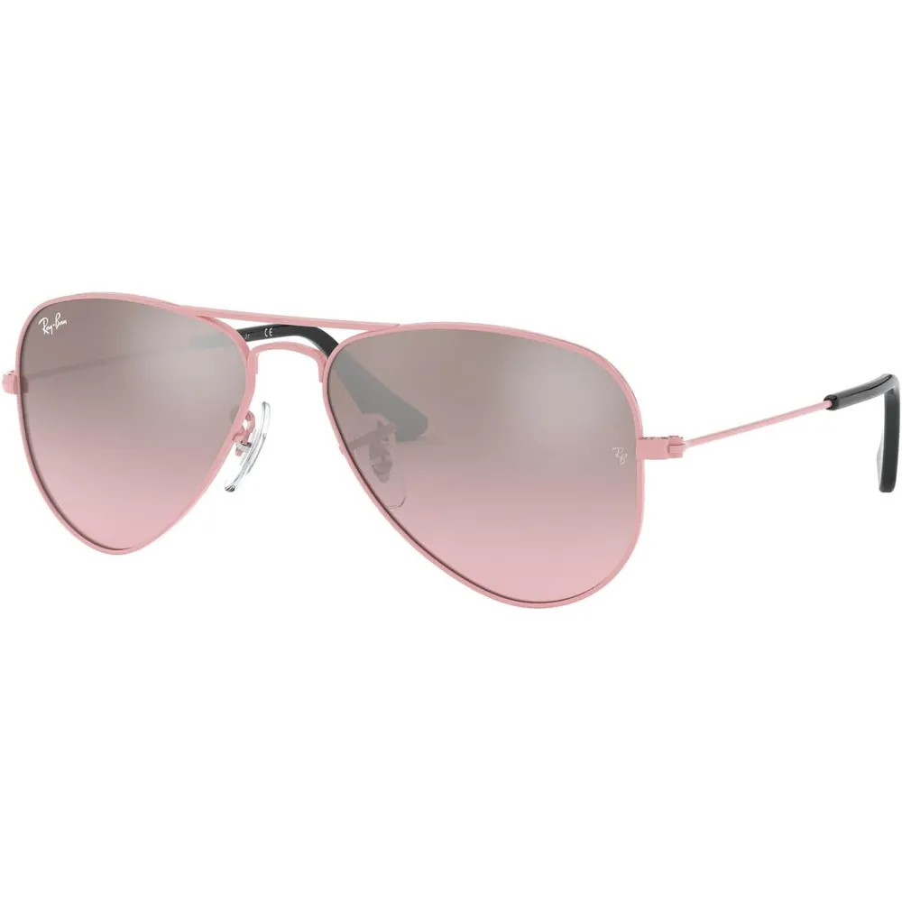 Ray-Ban Junior RJ9506S Gafas de sol para niños | Pink / Pink Mirror Silver