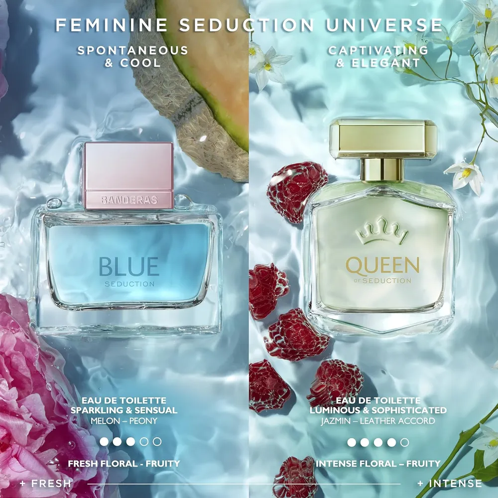PERFUME BANDERAS BLUE SEDUCTION MUJER EAU DE TOILETTE 2.7 OZ / 80 ML