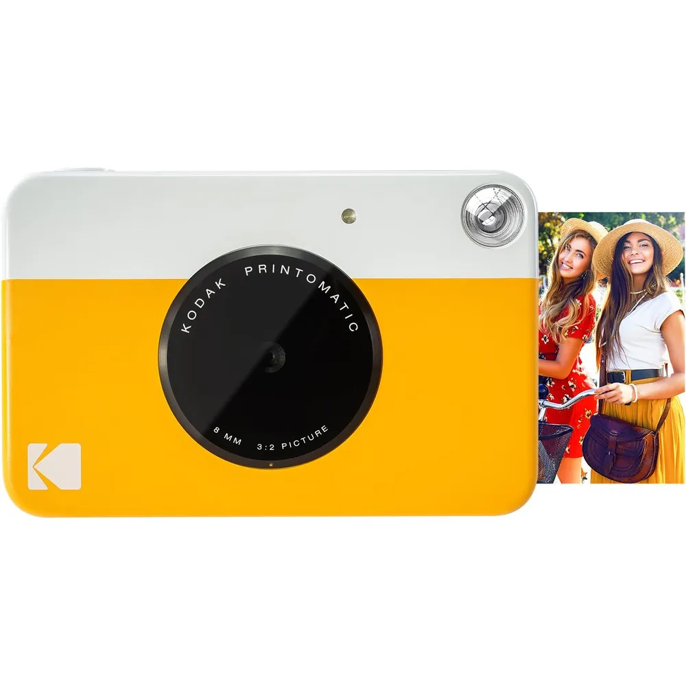 Kodak Printomatic cámara digital instantánea Zink 5 MP | Amarillo / Blanco