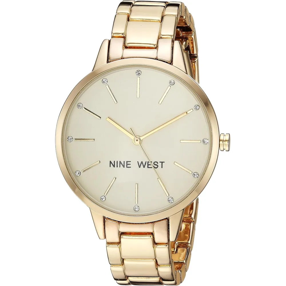 Nine West NW/2098CHGB reloj para dama | 36 mm - Oro