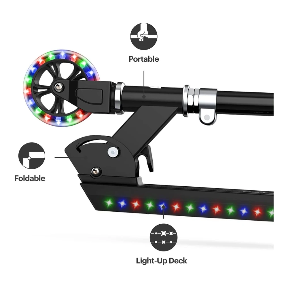 PATINETA PORTÁTIL JETSON JÚPITER KICK SCOOTER LED RGB