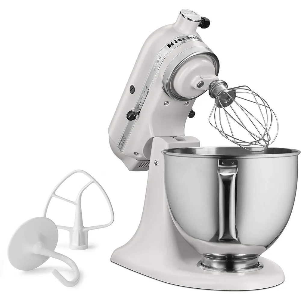 KITCHENAID ARTISAN, BATIDORA DE PIE 5 QT / 4.7 L CON PROTECTOR PARA BATIDOS
