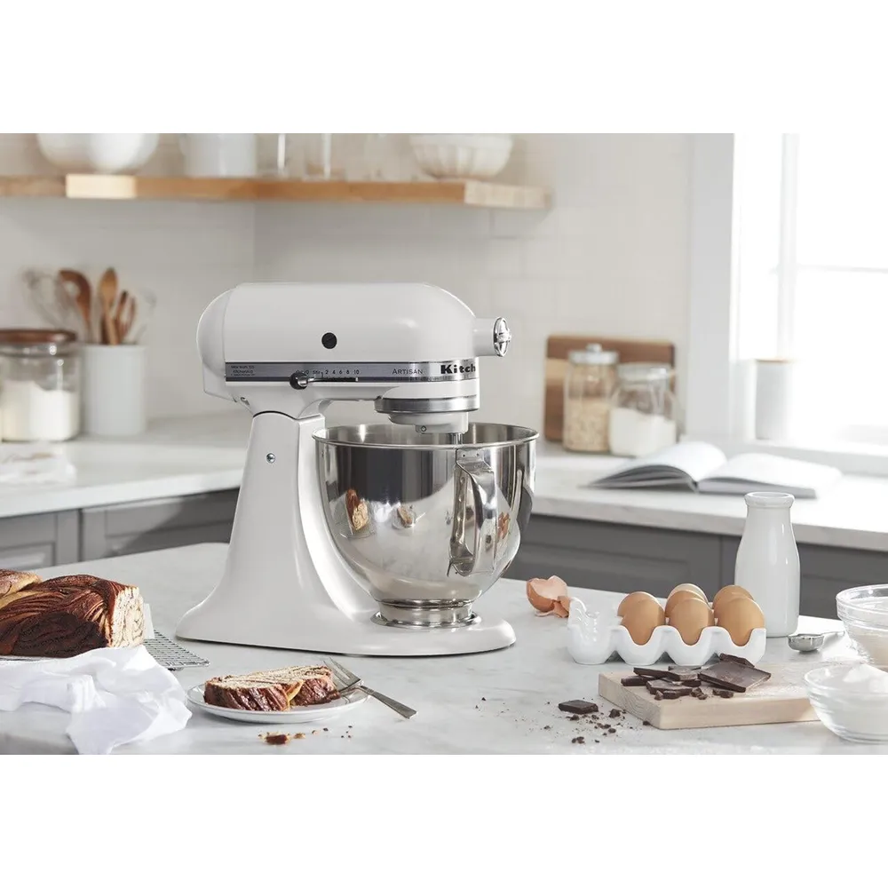 KITCHENAID ARTISAN, BATIDORA DE PIE 5 QT / 4.7 L CON PROTECTOR PARA BATIDOS