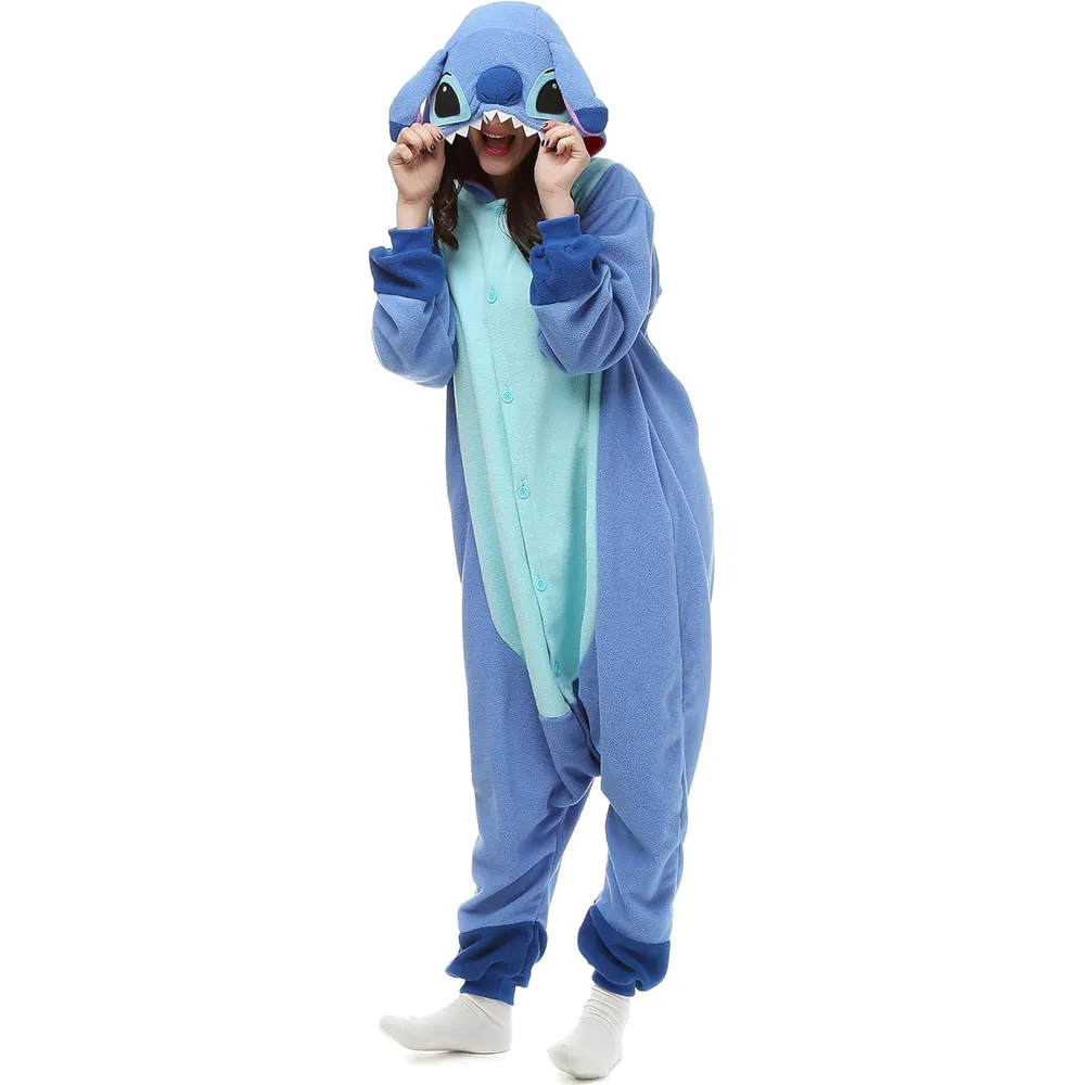 Disney | Disfraz Pijama temático para niños y adultos de Stitch