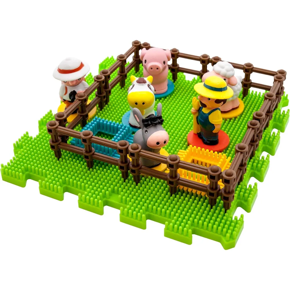 BLOQUES CONSTRUCCIÓN ERIZO GRANJA PTB100 PICASSOTILES
