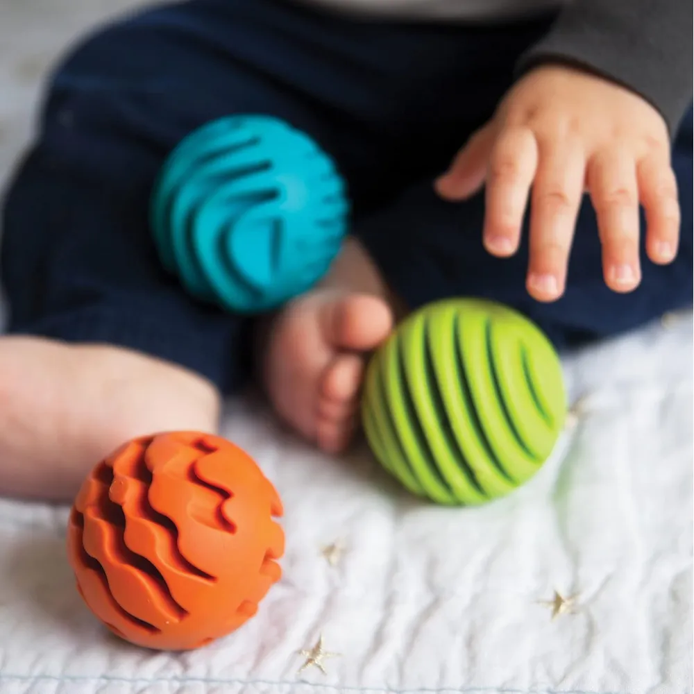PELOTAS SENSORIALES PACK 3 FAT BRAIN