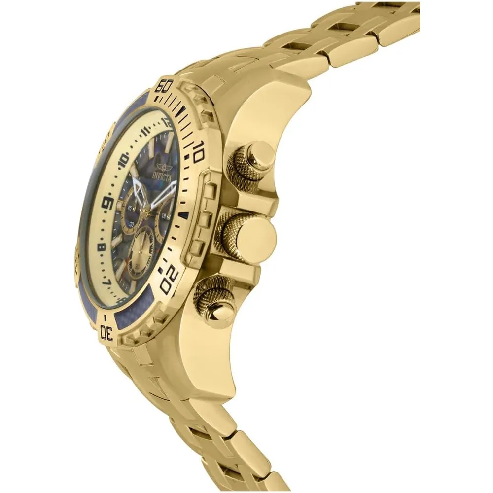 Invicta 25094 reloj para hombre Pro Diver dorado con movimiento de cuarzo | Oro