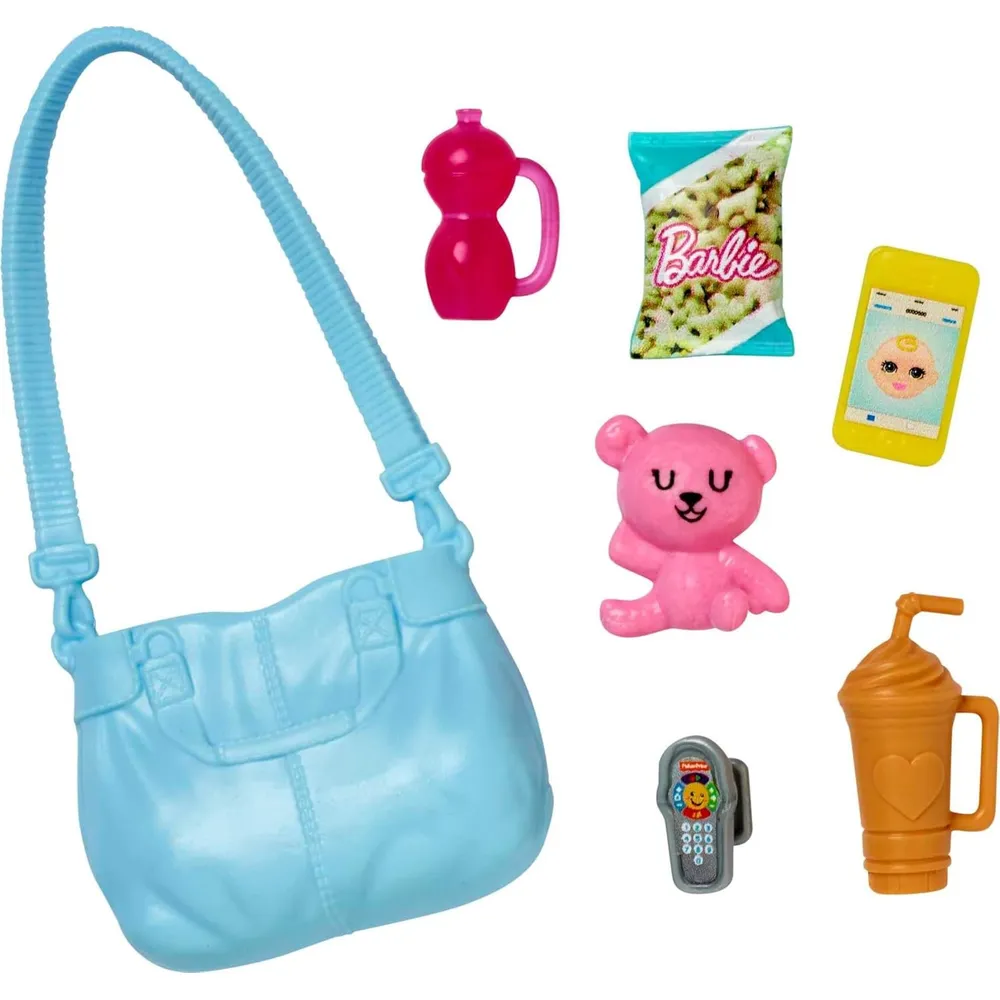 BARBIE SKIPPER SET CUIDADO BEBÉS CON MUÑECA Y ACCESORIOS