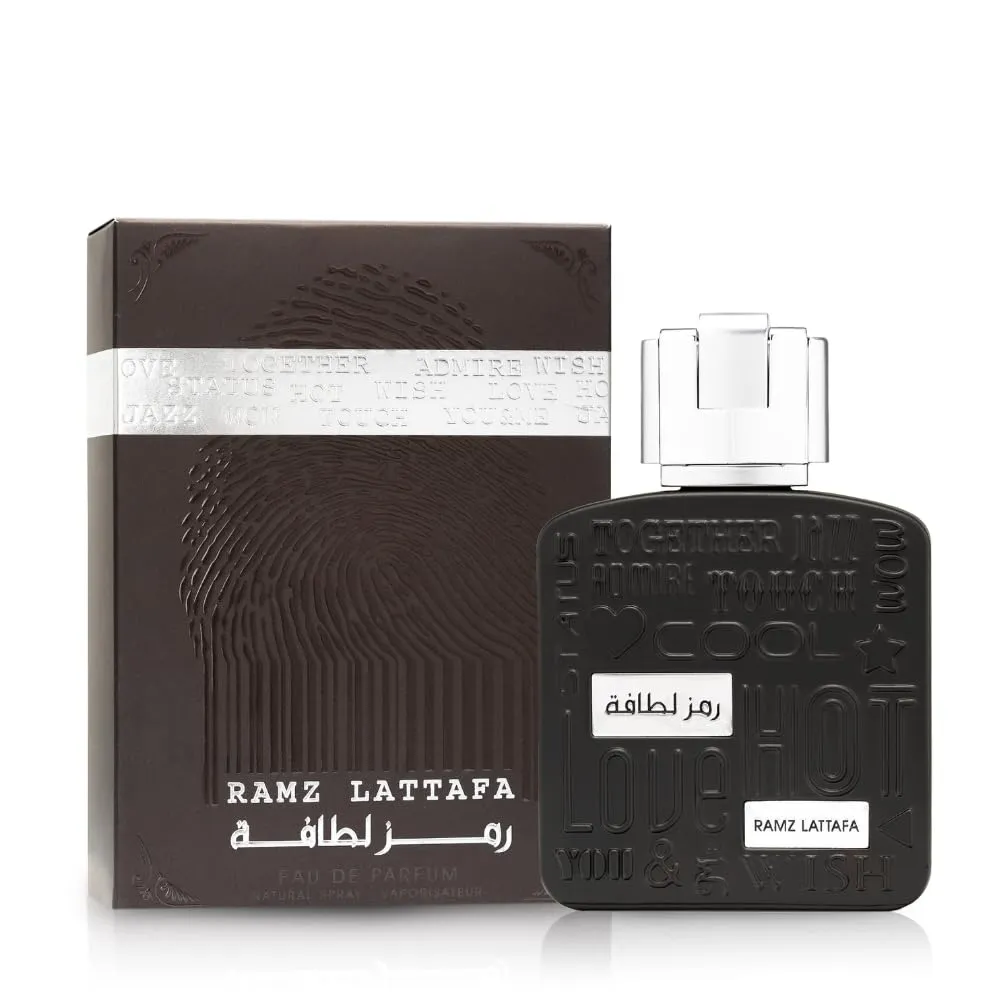 PERFUME LATTAFA RAMZ SILVER EDP HOMBRE 3.4 OZ / 100 ML