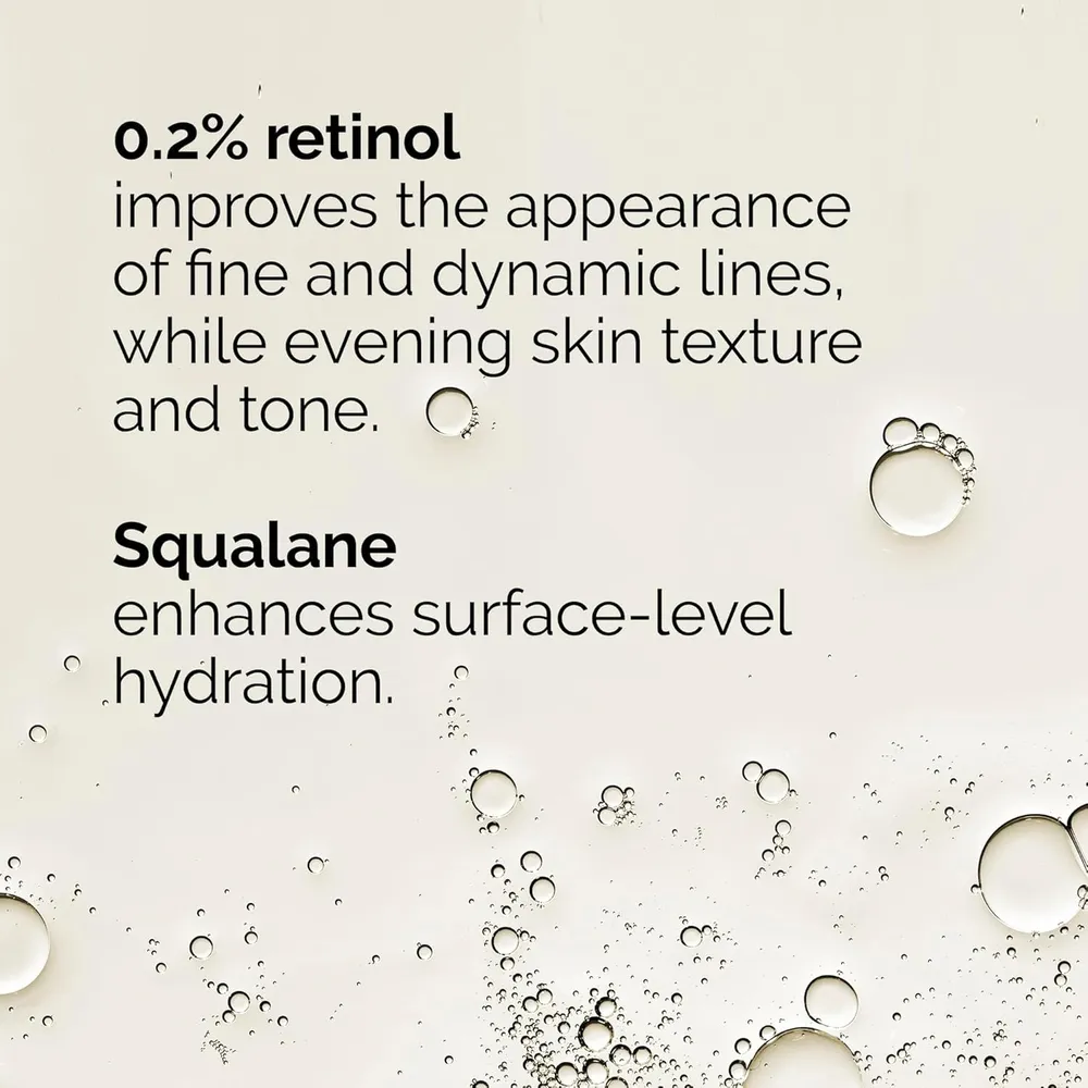 THE ORDINARY RETINOL 0.2% EN ESCUALANO | 1 OZ / 30 ML