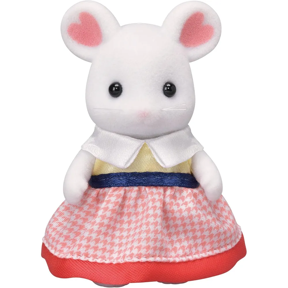 MUÑECA SYLVANIAN FAMILIES NIÑA RATÓN MALVAVISCO