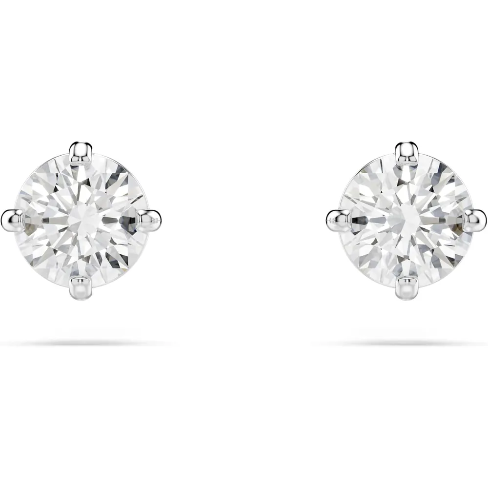 SWAROVSKI ARETES STUD ACABADO RODIO PARA MUJER | RODIO