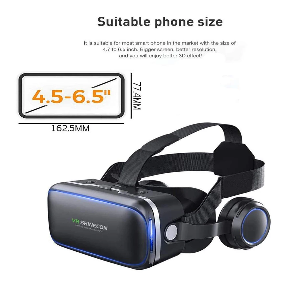 b078vnhf97_1.webp GAFAS VR SHINECON 3D COMPATIBLE CON SMARTPHONE INCLUYE CONTROL VR HEADSET