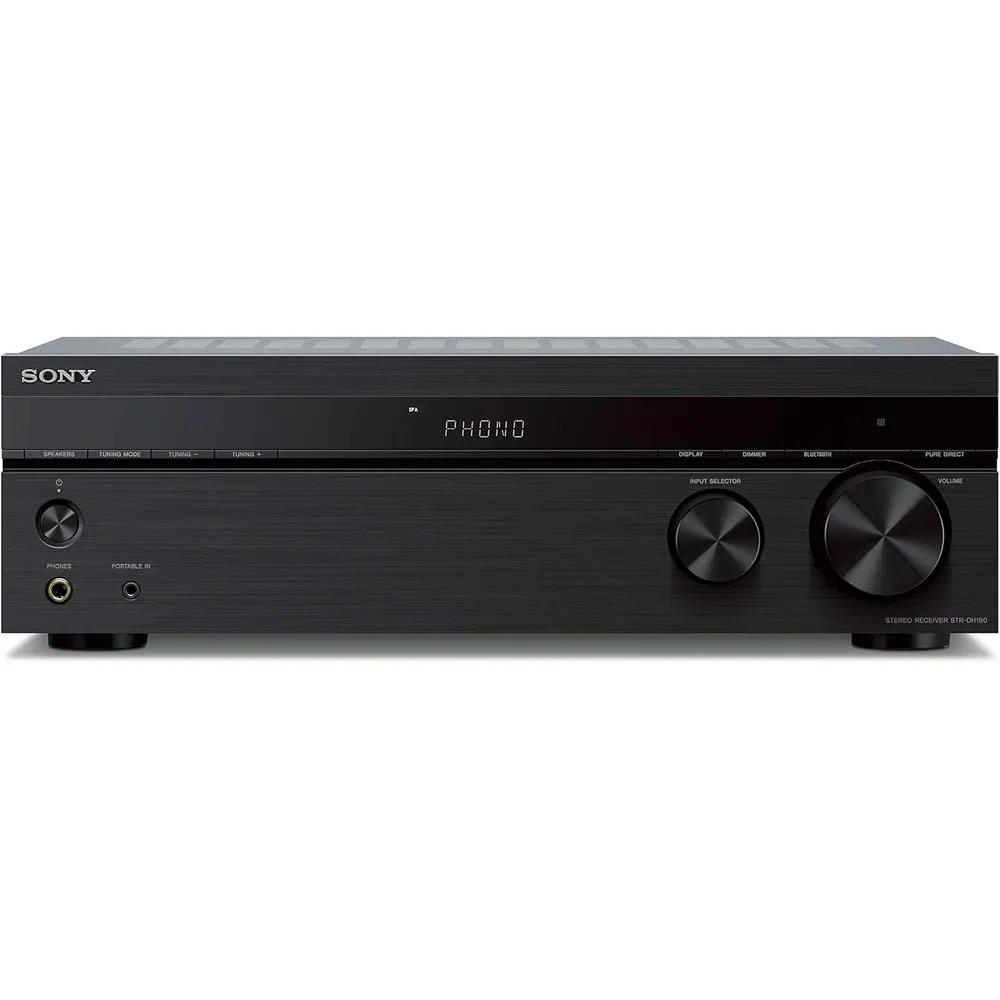 Sony STRDH190 – Receptor Estéreo 2 Canales con Bluetooth | Negro