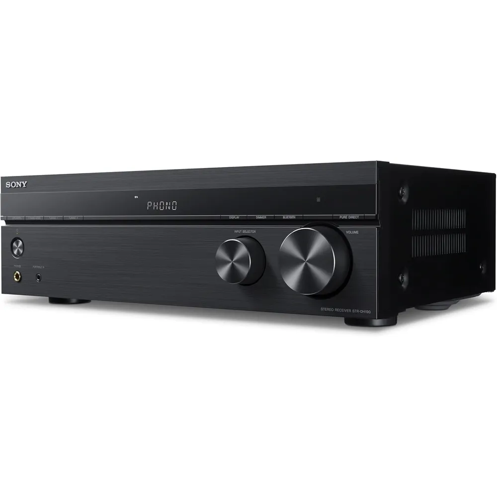Sony STRDH190 – Receptor Estéreo 2 Canales con Bluetooth | Negro