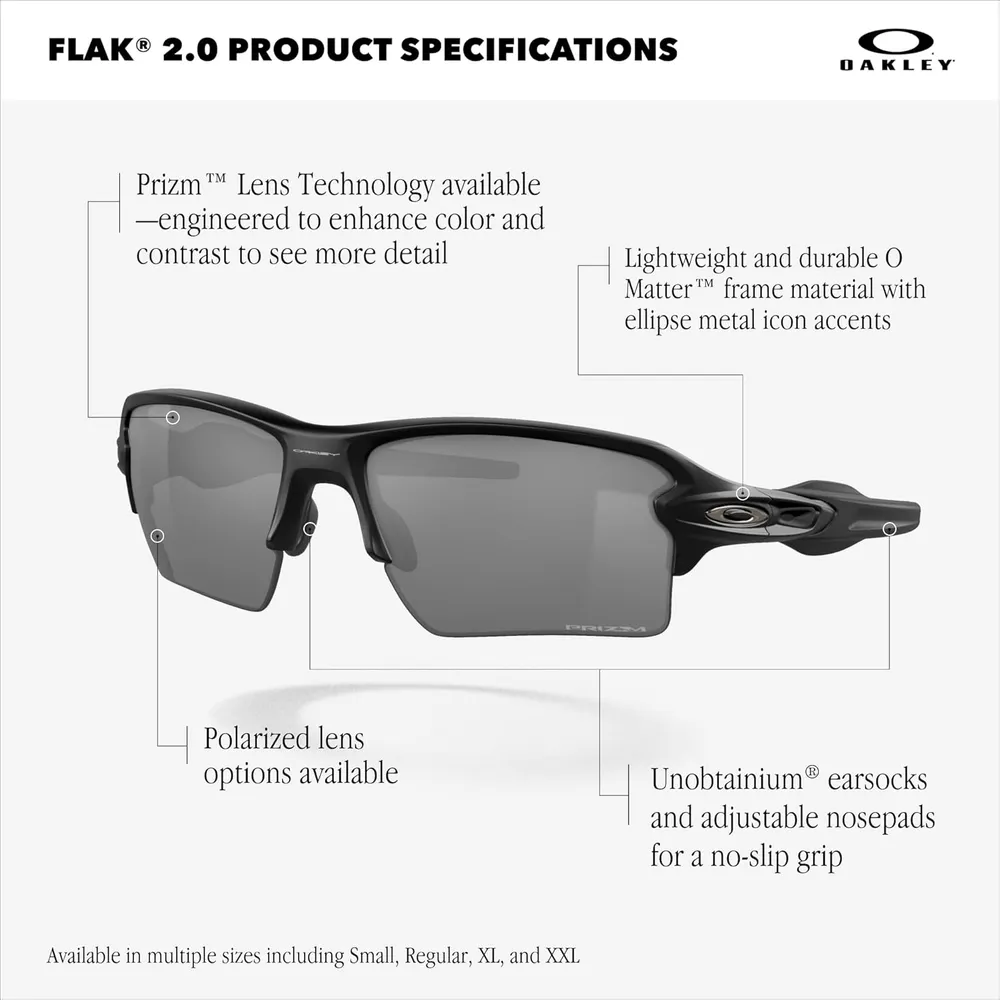 Oakley Flak 2.0 XL OO9188 Gafas de Sol para Hombre