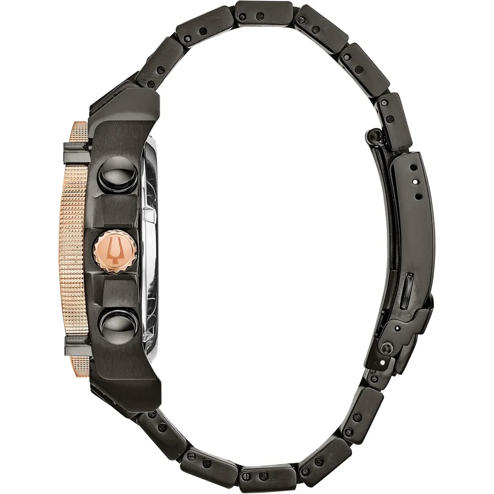 b078wwt8hh_1_webp.webp Bulova reloj Icon hombre cuarzo alta precisión diamantes resistente agua | Gris Oscuro