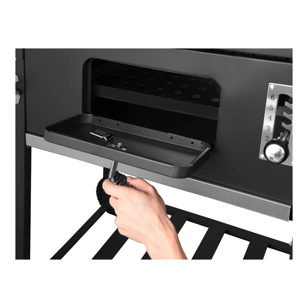Royal Gourmet Cd1824ac - Parrilla de Carbón de 24" para Picnic Al Aire Libre - Cocina En El Patio Trasero - con Tapa - Color Negro