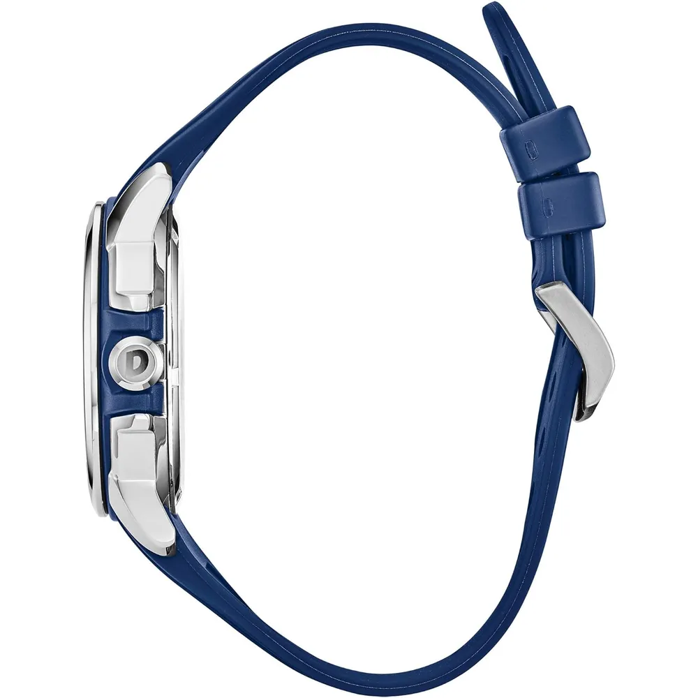 Citizen AW1158-05L reloj para hombre Eco-Drive con correa azul de poliuretano | Azul