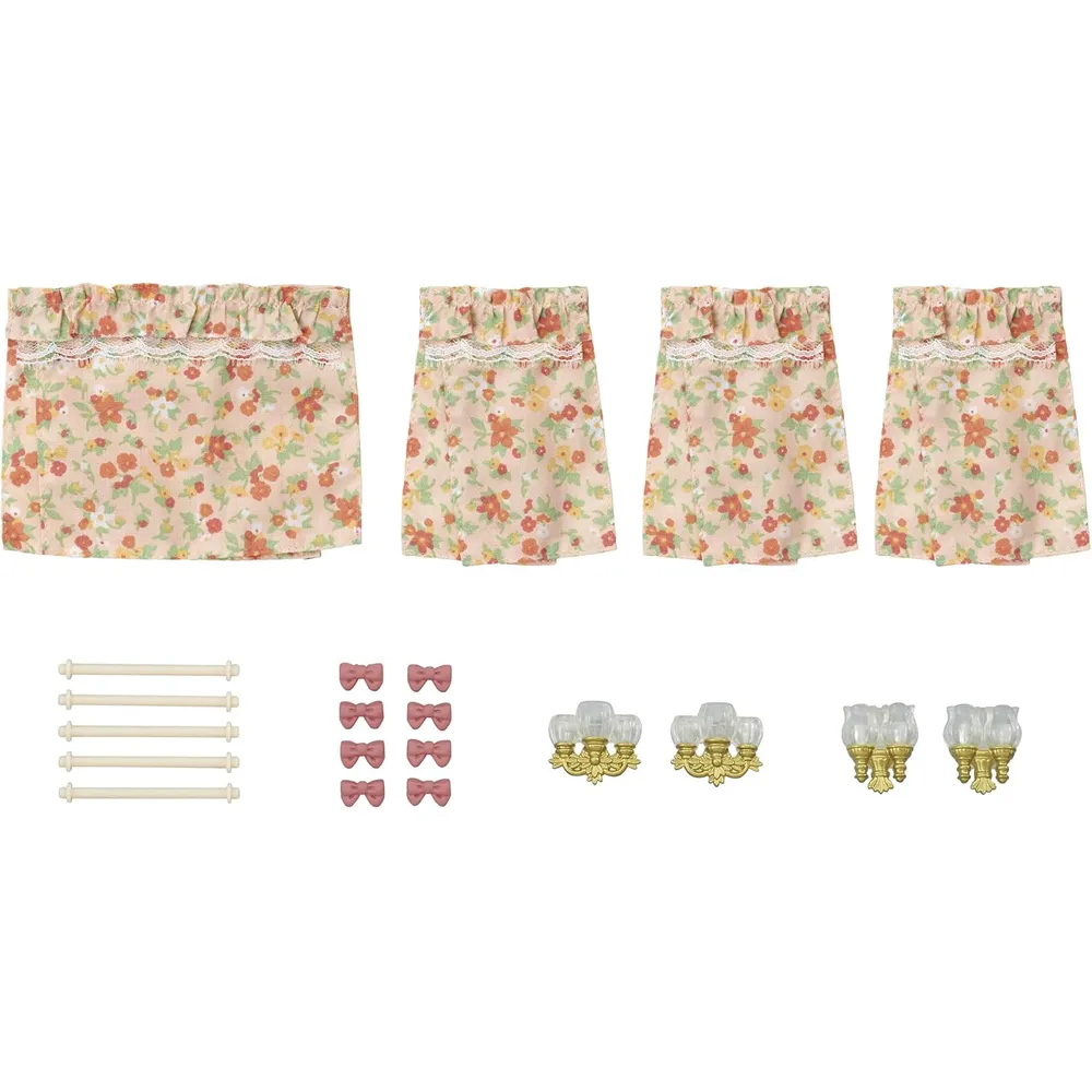 MUEBLES SYLVANIAN FAMILIES CORTINAS Y LÁMPARAS
