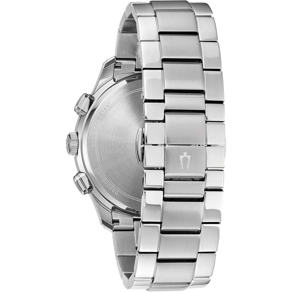 b079c5m6gm_2_webp.webp Bulova reloj Wilton hombre cronógrafo 3 agujas números romanos cristal | Plata