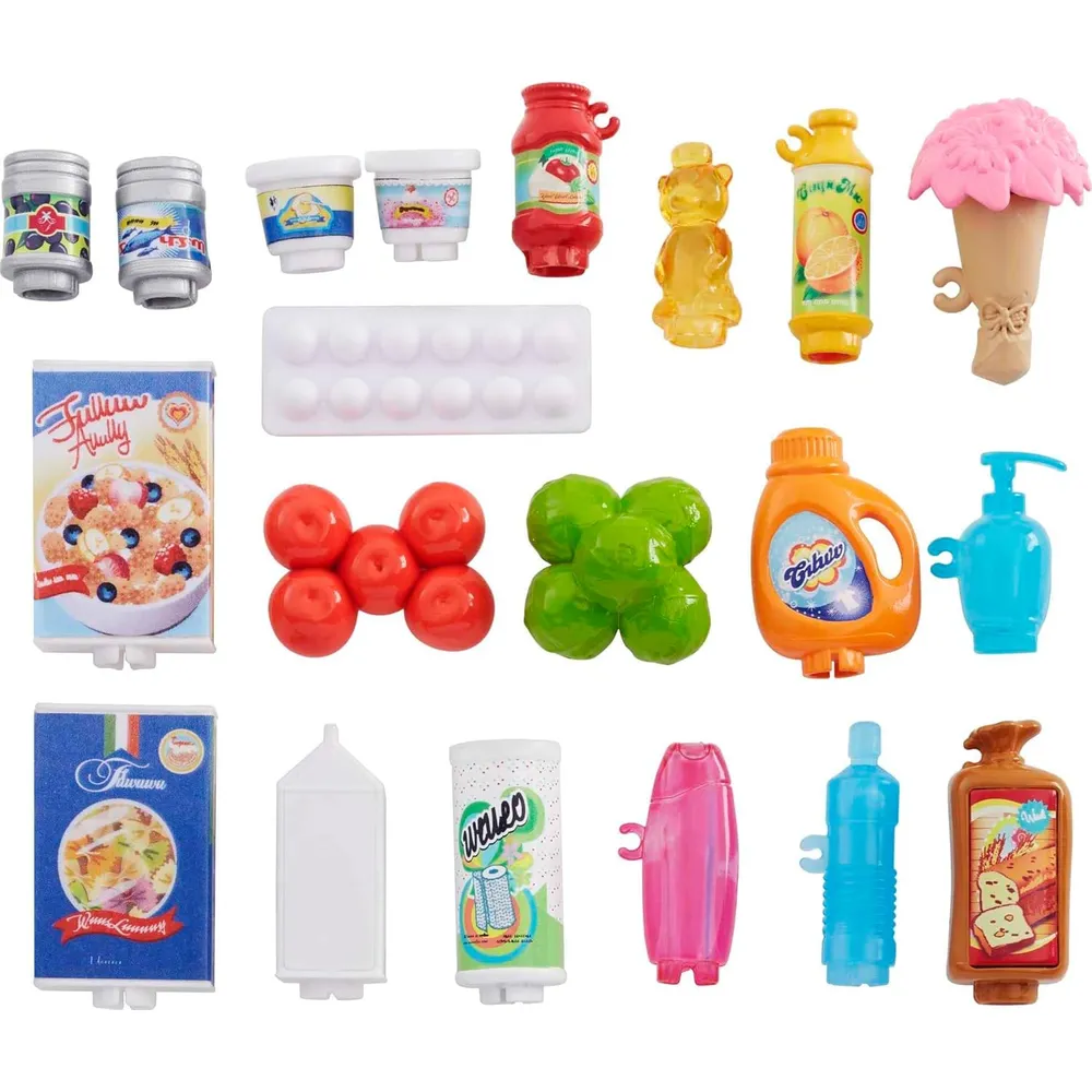 BARBIE MUÑECA SUPERMERCADO CON CARRITO FUNCIONAL RUBIA