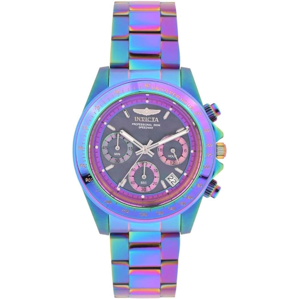 Reloj Invicta Speedway para hombre cronógrafo movimiento de cuarzo | Iridiscente