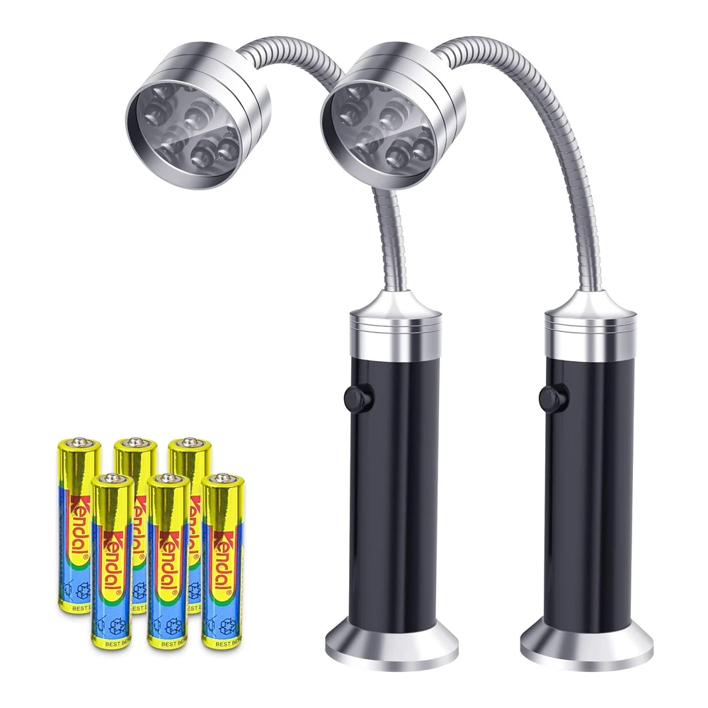 Accesorios para Parrilla de Barbacoa - Accesorios para Exteriores - Lámpara de Noche Led Magnética - Cuello de Cisne Flexible - Suministros de Viajero - Encendedor de Suministros para Viajeros - Regalo para Hombres - Papá - Pellet - Weber - Ahumador - Pitboss - Parrilla Blackstone - Gadget