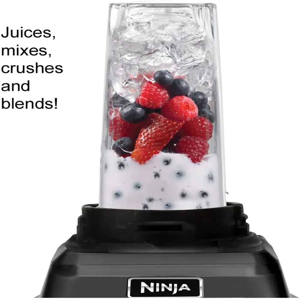 NINJA LICUADORA/PROCESADORA MEGA KITCHEN SYSTEM 16.7 OZ / 500 ML | NEGRO