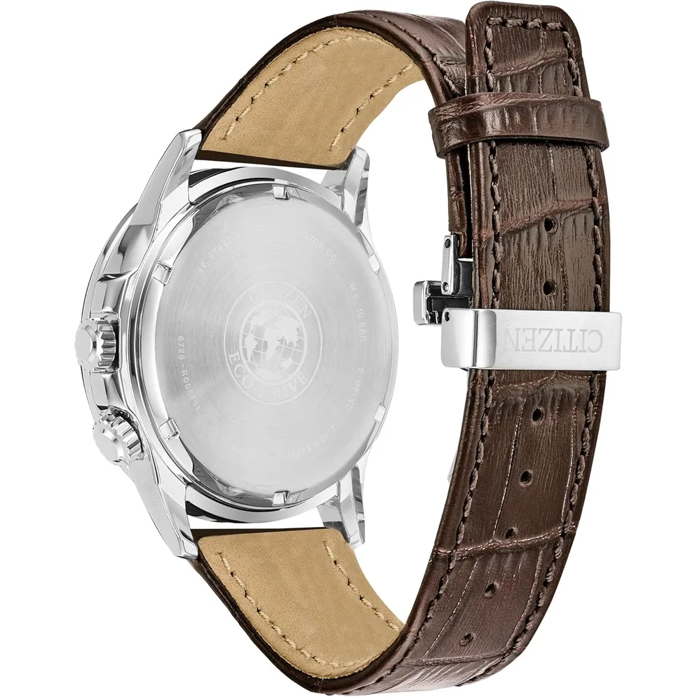 Bulova reloj clásico para hombre de cuarzo multifunción con esfera negra | 43 mm