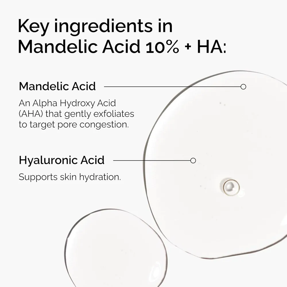 THE ORDINARY SUERO ÁCIDO MANDÉLICO 10% ÁCIDO HIALURÓNICO | 1 OZ / 30 ML