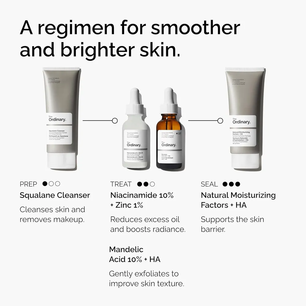 THE ORDINARY SUERO ÁCIDO MANDÉLICO 10% ÁCIDO HIALURÓNICO | 1 OZ / 30 ML