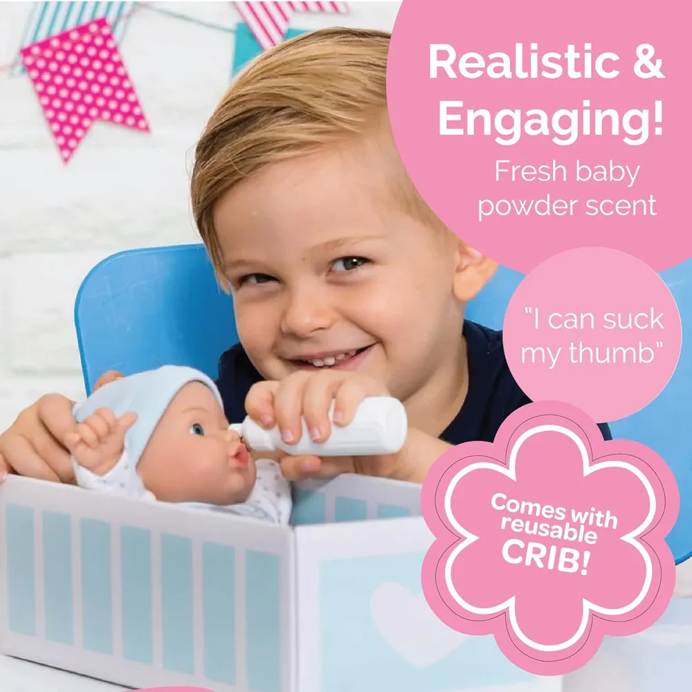 ADORA Sweet Baby muñeca bebé 11"/28 cm | Azul