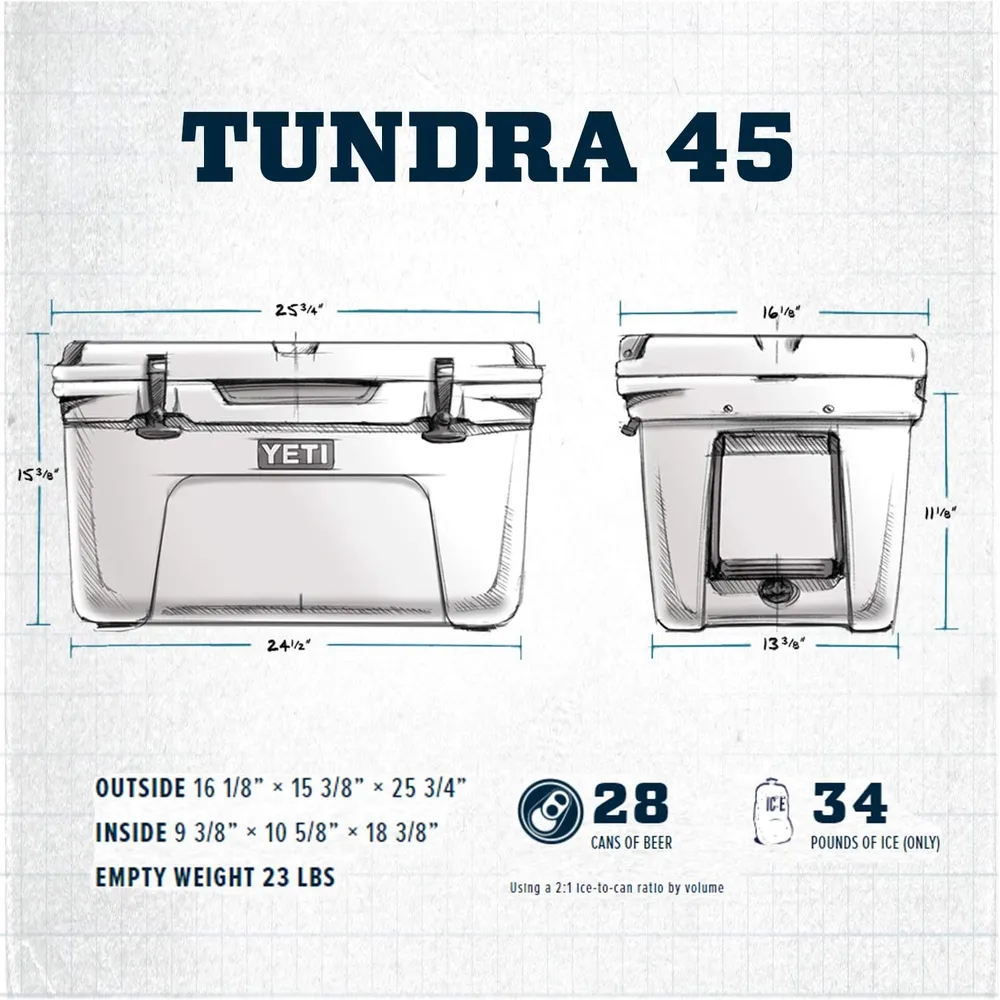YETI Tundra 45 Cooler Portátil | Coral