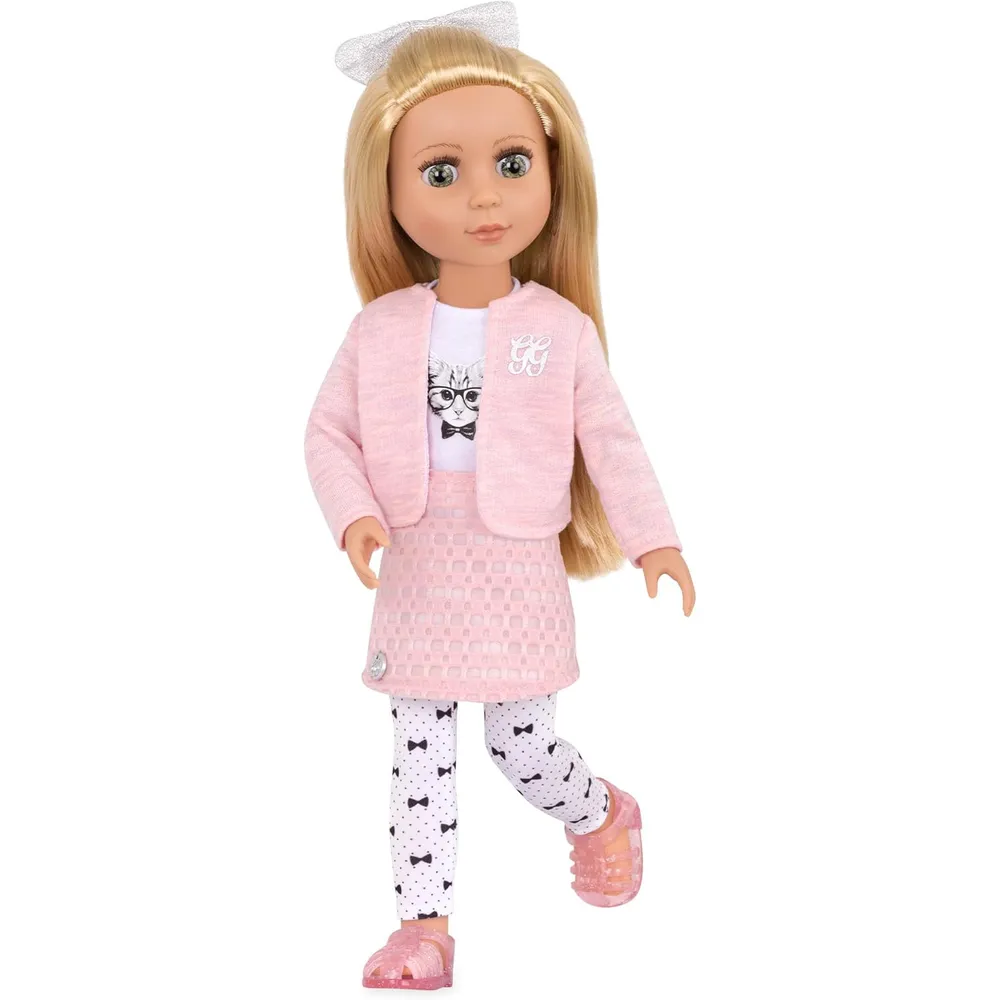 GLITTER GIRLS pack de 2 muñecas de moda 14"/35 cm con accesorios