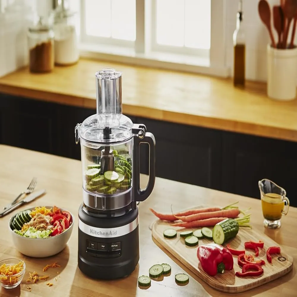 KITCHENAID KFP0718, PROCESADOR DE ALIMENTOS 7 QT / 6.6 L | NEGRO