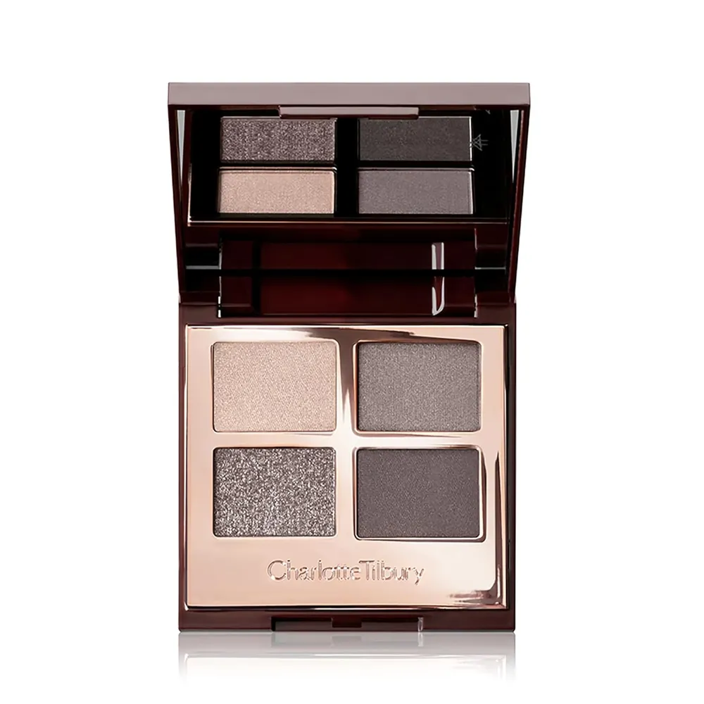 Charlotte Tilbury Paleta de sombras de ojos de lujo | The Rock Chick - gris y carbón