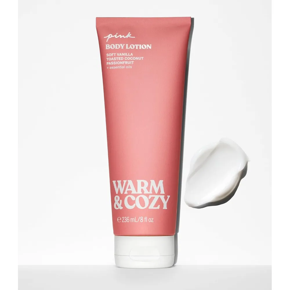 BODY LOTION PINK WARM & COZY VICTORIA SECRET PINK MUJER 8 OZ / 236 ML