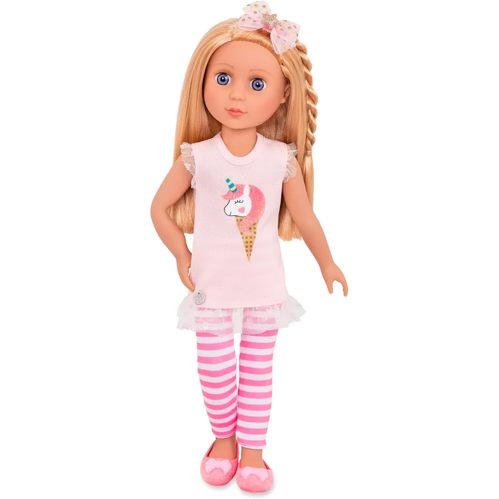 GLITTER GIRLS muñeca de moda 14"/35 cm con accesorios