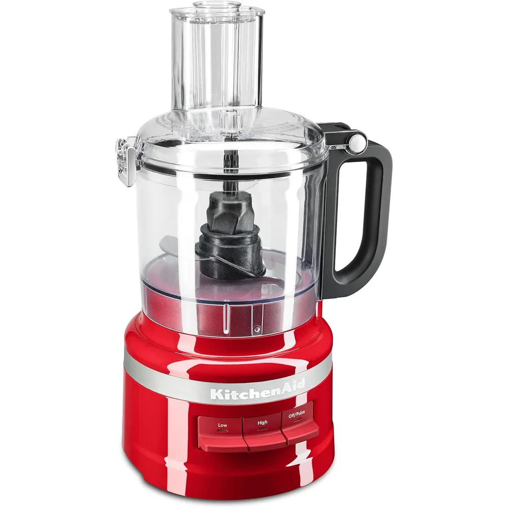 KITCHENAID, PROCESADOR DE ALIMENTOS 7 QT / 6.6 L TRITURA Y REBANA | ROJO IMPERIO