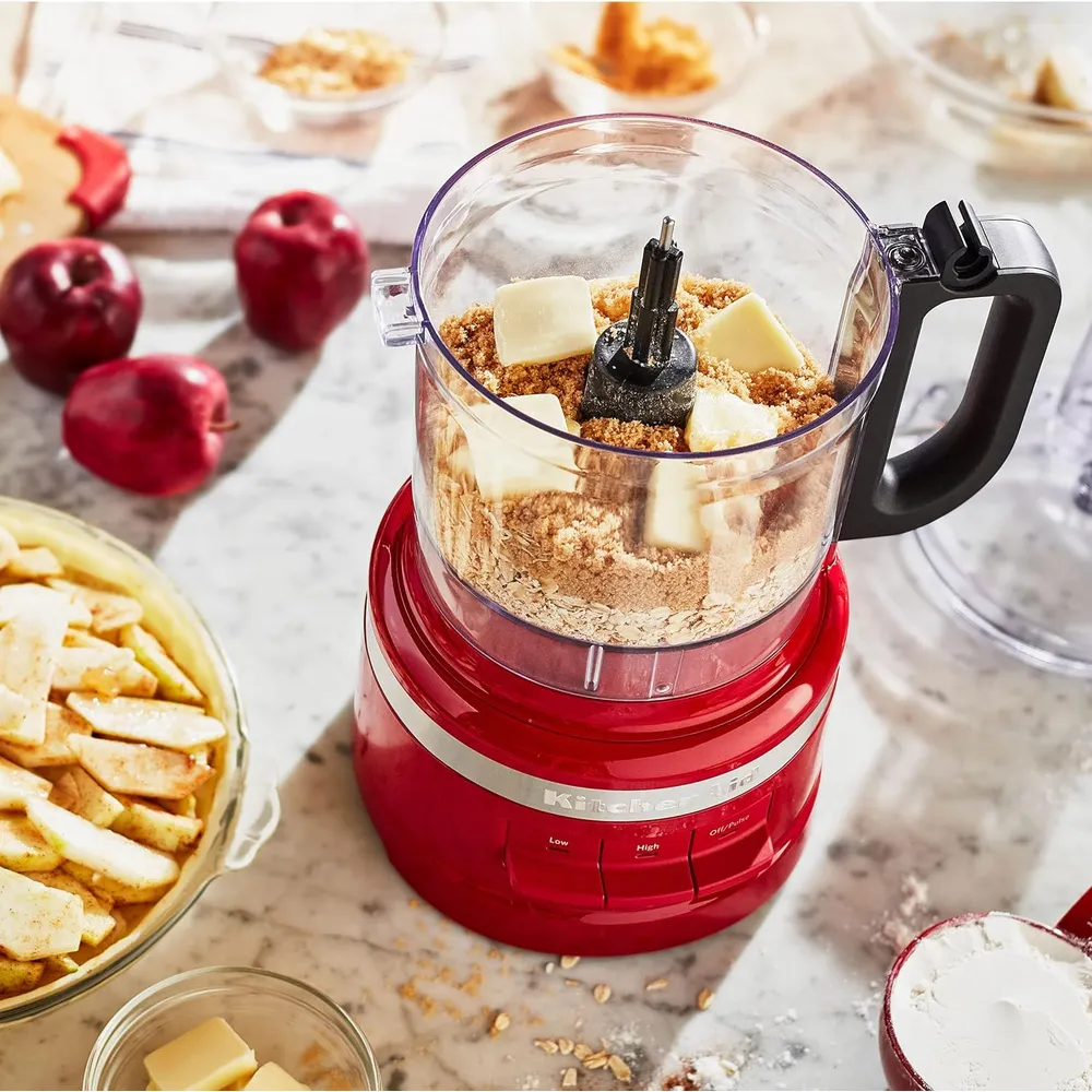 KITCHENAID, PROCESADOR DE ALIMENTOS 7 QT / 6.6 L TRITURA Y REBANA | ROJO IMPERIO