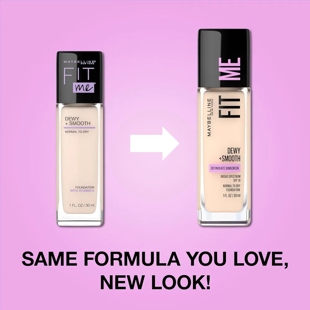 BASE LÍQUIDA FIT ME DEWY + SMOOTH MAYBELLINE
