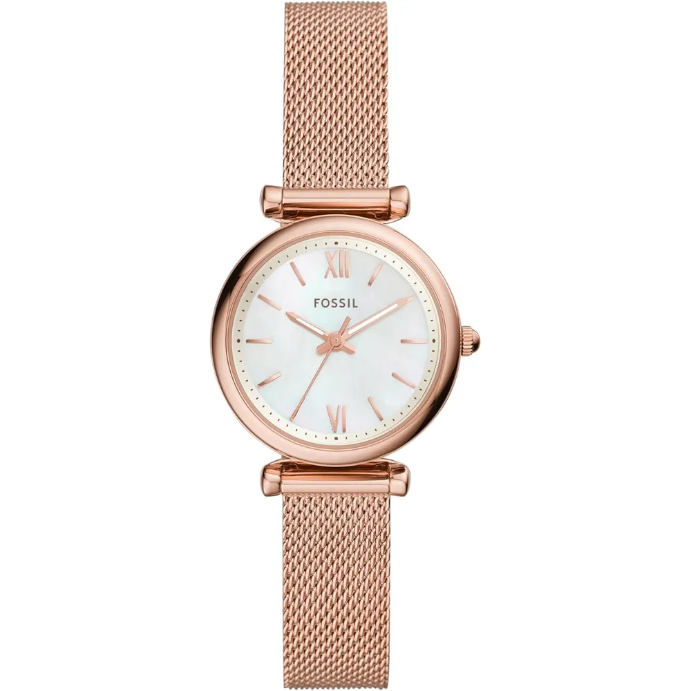 b07csng8xl_0_webp.webp Fossil reloj de cuarzo para mujer, acero y tres agujas 28 mm | Oro rosa
