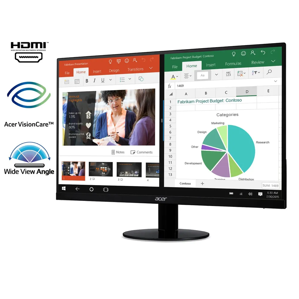Acer SB220Q BI Monitor 21.5" Full HD IPS Sin Marco