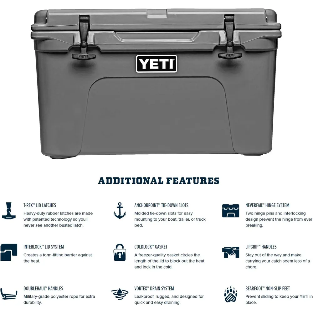 b07d1cfjry_5_webp.webp YETI Tundra 45 Cooler Portátil | Gris