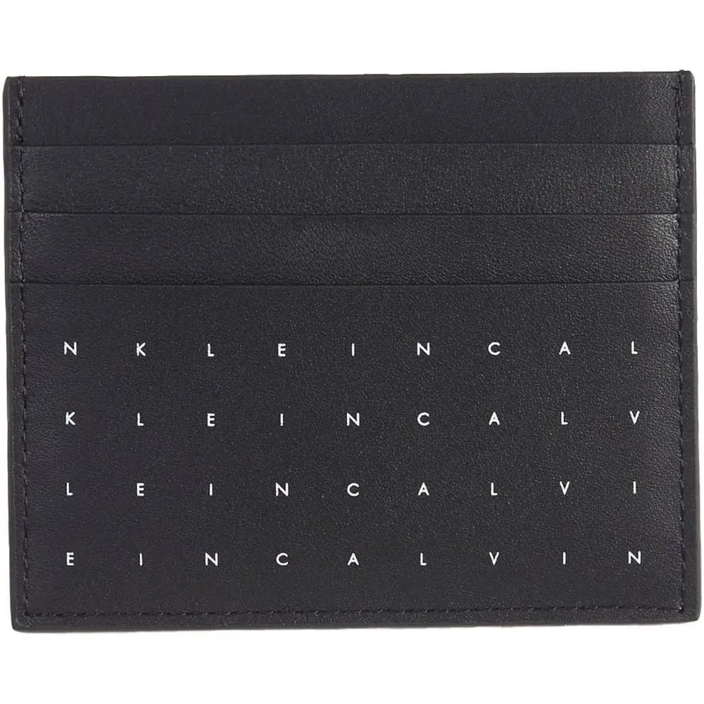 TARJETERO CALVIN KLEIN LOGO GRID HOMBRE