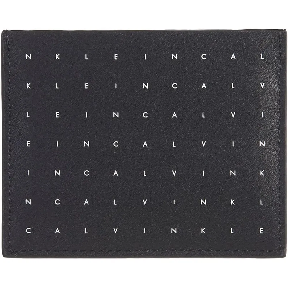 TARJETERO CALVIN KLEIN LOGO GRID HOMBRE